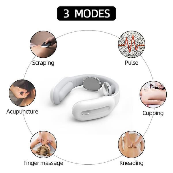 NackmassageIntelligent Bärbar NackmassageVit