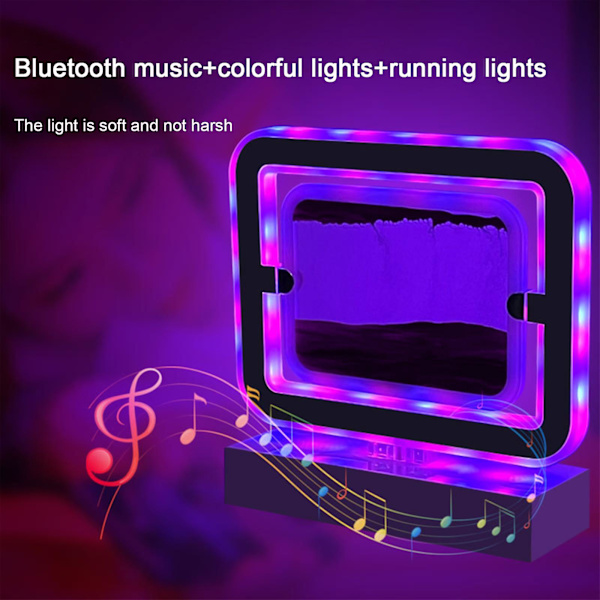 Flydende Sand Art RGB Lampe Sand Lampe