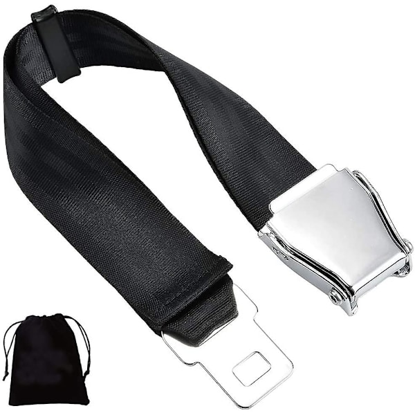 Belt Extender For Aircraft E4 Certified, Adjustable From 15.2 Cm To 81.3 Cm