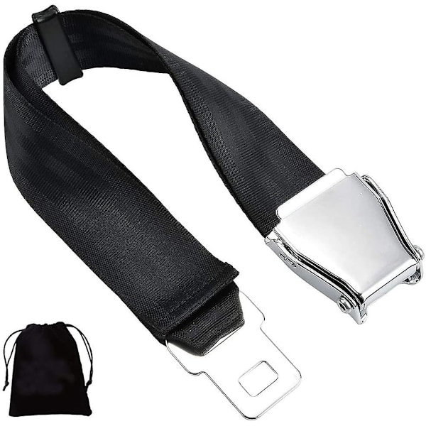 Turvavyön pidennys lentokoneisiin, E4-sertifioitu, säädettävä 15,2 cm - 81,3 cm