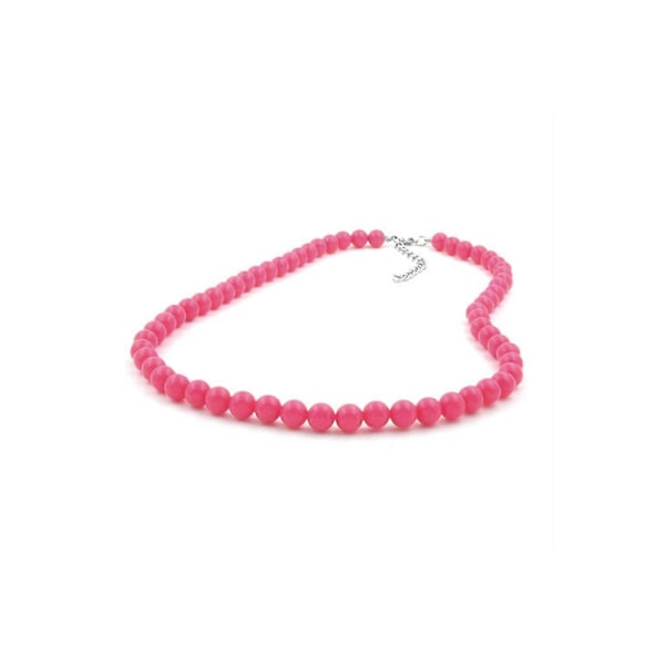 Halsband Pärlor Rosrosa 8mm 80cm - Gl01491-80