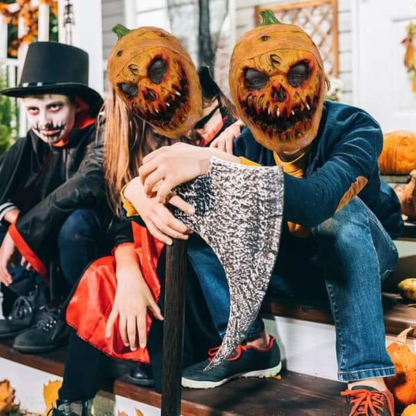 Maske - SURENHAP - Halloween Gresskar - Lateks - Voksen - Festdekorasjon