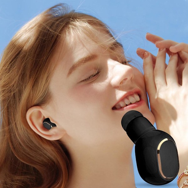 Enkel øre Bluetooth-headset Stereo In-ear Headset Business Sports Headset