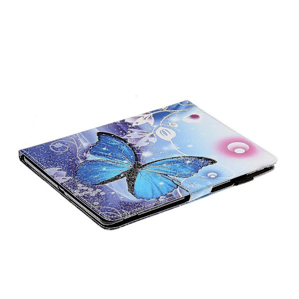 PU-läderfodral med kortfack och stativ för iPad 10.2/iPad Air 10.5 tum (2019)（Style D iPad 10.2 (2020)，Blå, Blå）