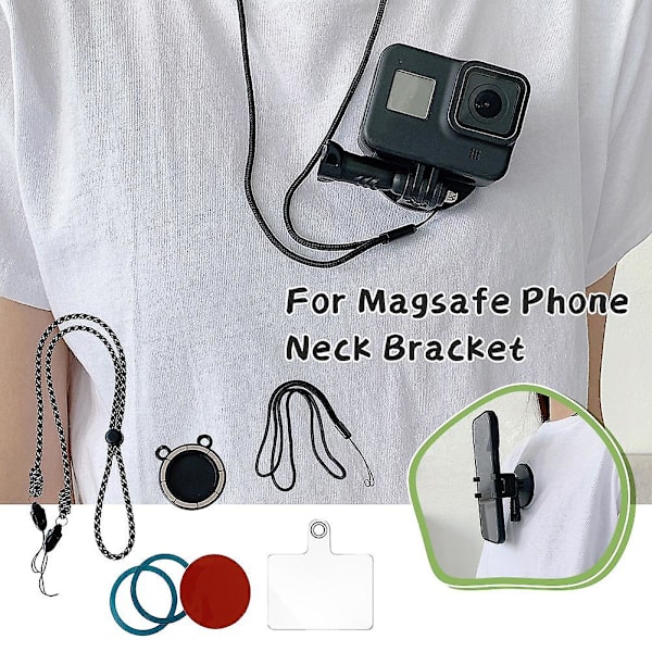 Magsafe-puhelimen toimintakameran kaula-asennusteline (puhelimeen)