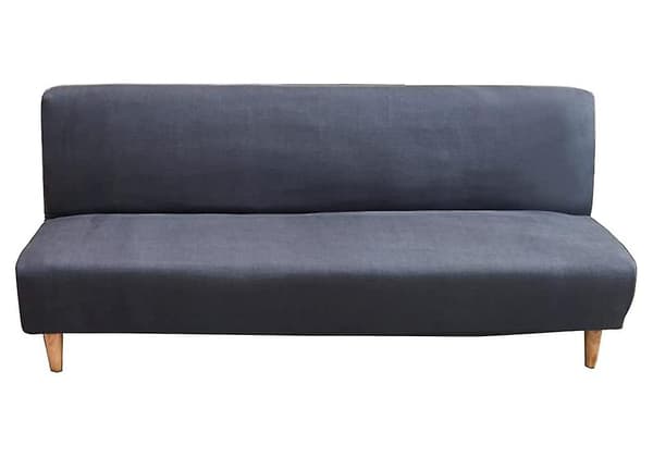 Sofaovertrekk uten armlener, stretch armløs sofaoverkast 2-seters sofaovertrekk