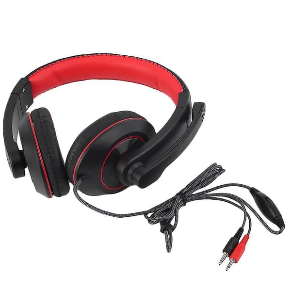 Gaming Headset Surround Hifi Stereo Hodetelefoner 3.5mm Med Mikrofon For PC