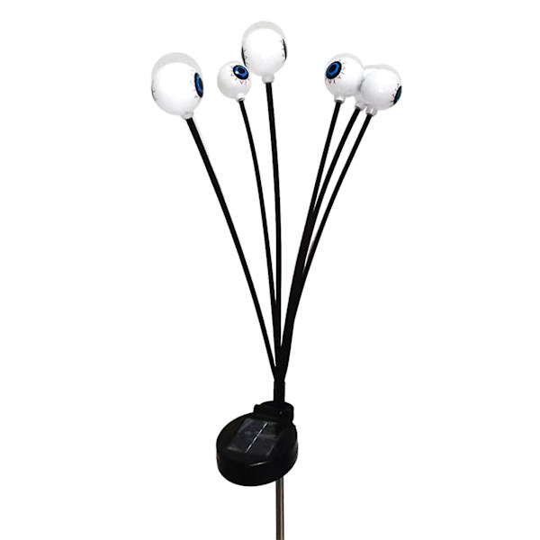 Halloween bakkelys med øyeform Stilig hagedekorativ lampe for gårdsplasser plener (8 lys)