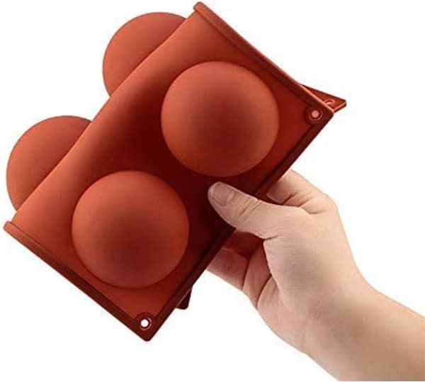 3 stk. Dome Silikonforme 6 Hulrum 65mm Stor Dome Kage Bageform til Chokolade Kage Jelly Dome Mousse