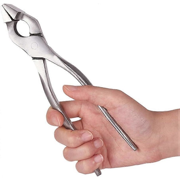 Läderhantverk Platta Tänger, Rakt Huvud Läderkant Justeringspress Platta Tänger Klämma Skärningssida Snips Flush Tänger Nipper för Läderbälte