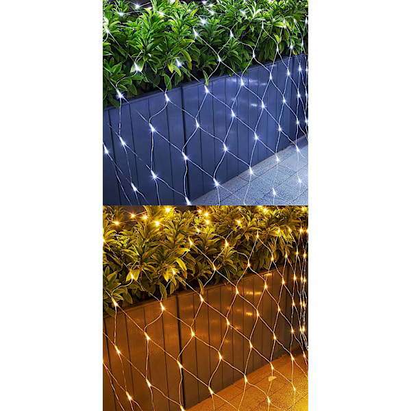 Net String Lights, 3mx2m Led Net Lights Med Fjernbetjening, Vandtætte Dekorative Net Lights