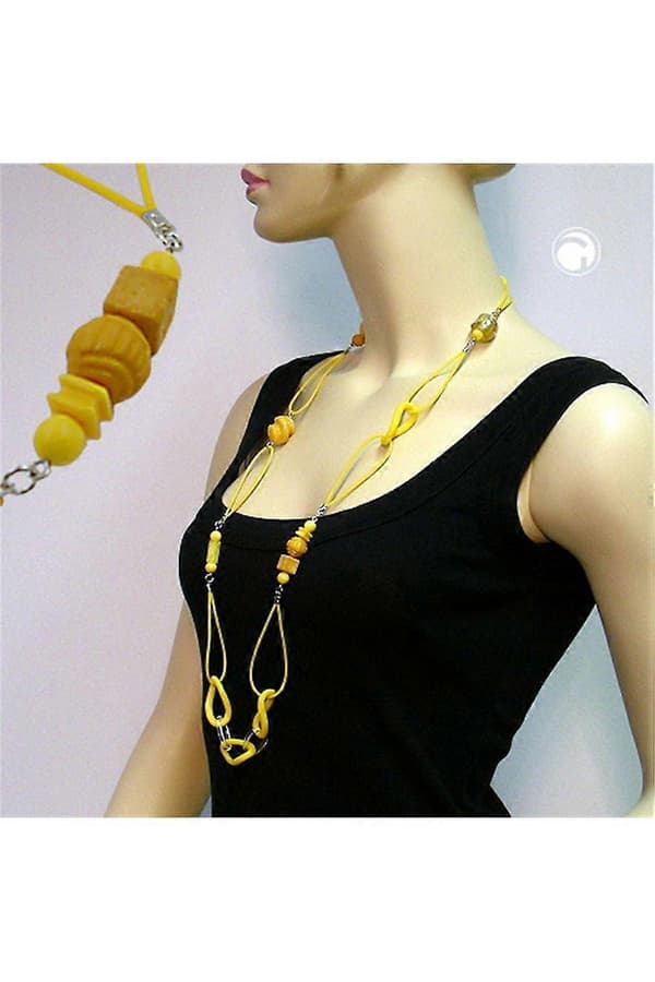 Halsband Pansarkedja Med Gummi 95cm - Gl02486