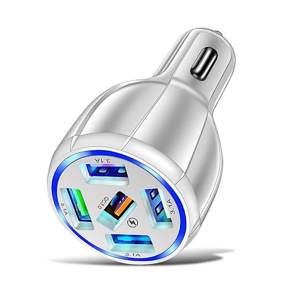 15a 5usb Hurtiglading Billader Qc3.0 5 Porter Billader 15a Lader Mobiltelefon Lading I Bil Billader Usb Biler A