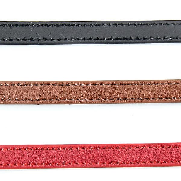 Läderhalsband för katter och valpar, justerbart 20cm-27cm Cm - Brunt