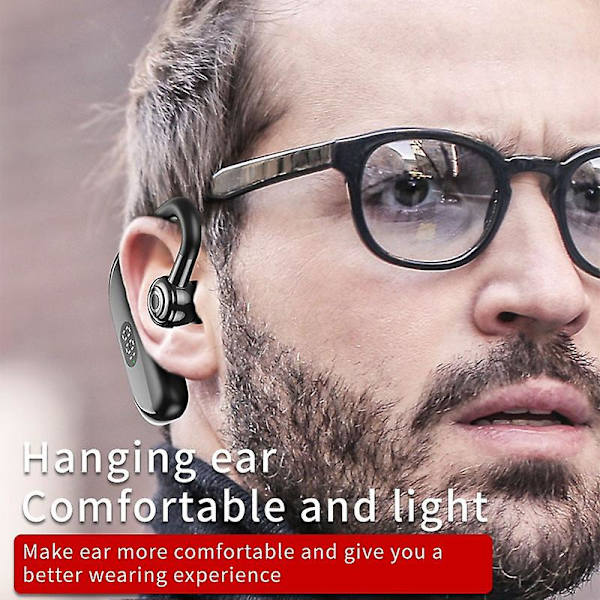 9d Hifi Stereo Surround Automatisk Brusreducering Tws Trådlösa Bluetooth 5.2 Hörlurar Digital Display Bil Business Enörade Hörlurar Lämpliga F