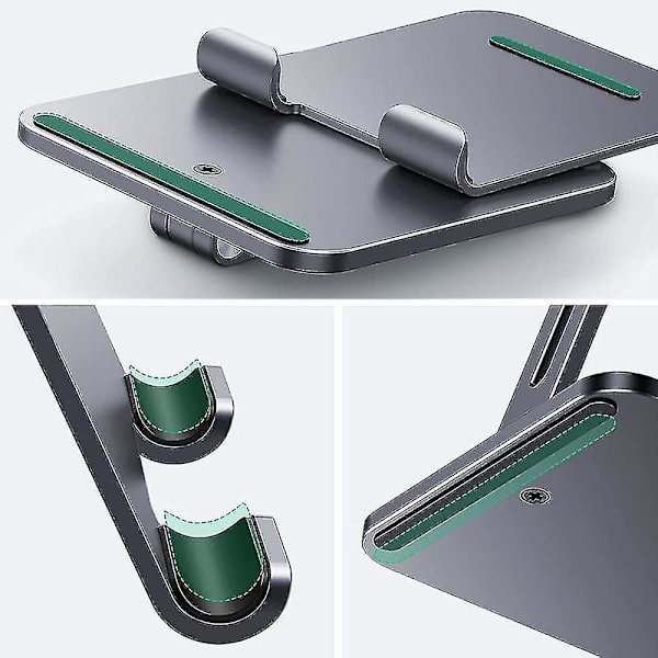 40393 Alumiininen pöytätabletin teline iPad Prolle/Minille/Airille/iPhone 13 Pro Maxille/Galaxy Tab A7:lle/MatePad Non-S:lle