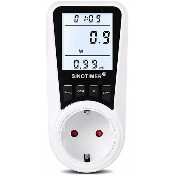MSBD DDS109L Digital Energimåler Wattmeter Strømovervågningsenhed Elektricitet Kwh Strømmålingsanalysator - EU Stik Spændingstester og Detektor