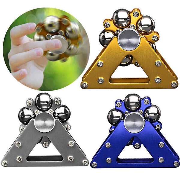 Fingertip Spinner Stress Relief Pariserhjul Spinner Fidget Toy, Vuxna Barn Present Bordsdekoration Prydnad Med Rotation（Guld）