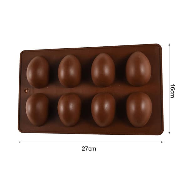 Dekorativ chokoladeform, nem at rengøre, silikone påskeægform bageform til hjemmet