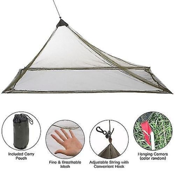 Enkel utomhustält campingnät utomhusnät utomhustält