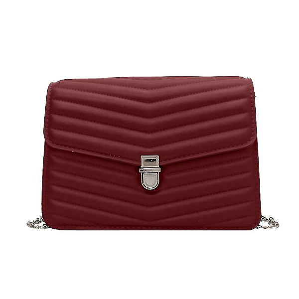 Messenger axelväska crossbody väskor för kvinnor små clutch plånböcker väskor handväskor axelväska（röd）