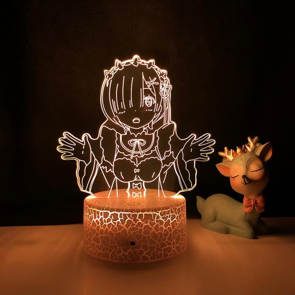 3D Nattlys Anime Overnaturlig Verden 3D Illusjon