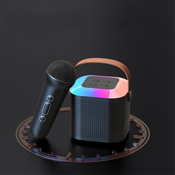 Salg Bærbar Mikrofon, Mikrofon, Mini Utendørs Hjem Liten Høytaler, Intelligent Trådløs Karaoke Lydsett