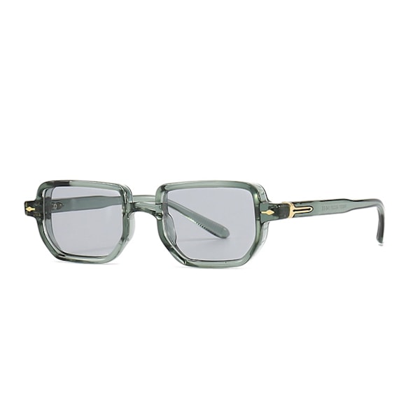 Trendiga solglasögon för utomhusbruk Uv400-skydd Fashion Square Frame Sunnies Utomhusglasögon för män och kvinnor (grå ram)