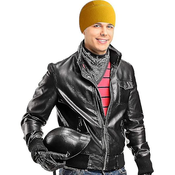 Vinter Fleece Cykel Hjelm Liner Cykling Cap（Style4）
