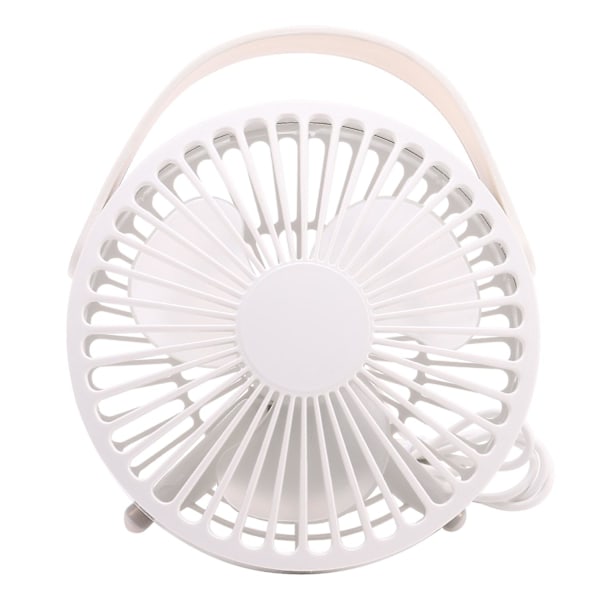 USB Portable Small Fan Bed Mini Fan Desktop Small Air Conditioning Fan（white）