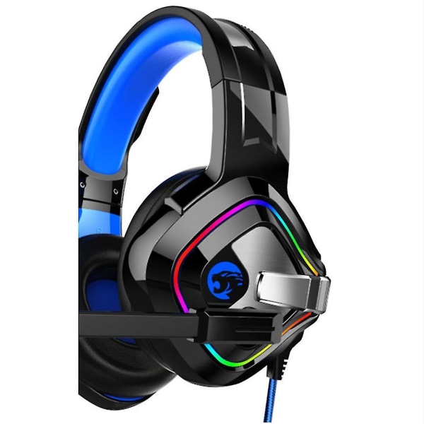 Balckblue 3,5 mm gaming headset hörlurar för nintendo switch laptop ps4  az21069 7417 | Fyndiq