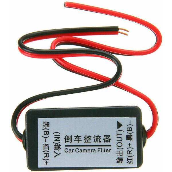 Power Relæ Kondensator Filter Ensretter til bil bakkamera