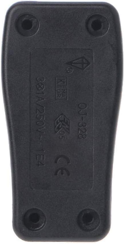 To-tråds gulvlampe bordlampe knap central switch 2 vippe