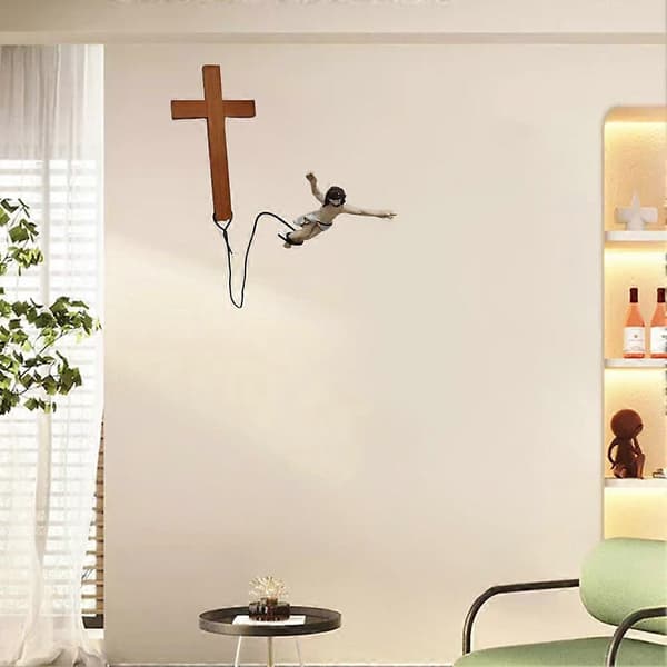 Bungee-hoppende Jesus - Påskepynt religiøse høytidsgaver