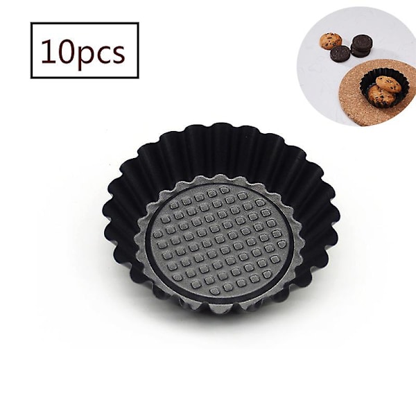 10 Pieces of Tartlet Molds 11 Cm Mini Tart Mould