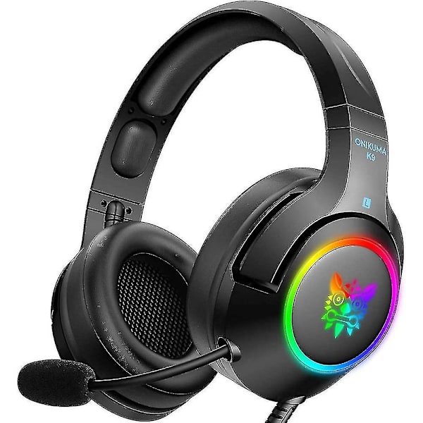 Stereo Pc Gaming Headset Med Støjreducerende Mikrofon Til Ps4 Ps5 Xbox Series（K9）