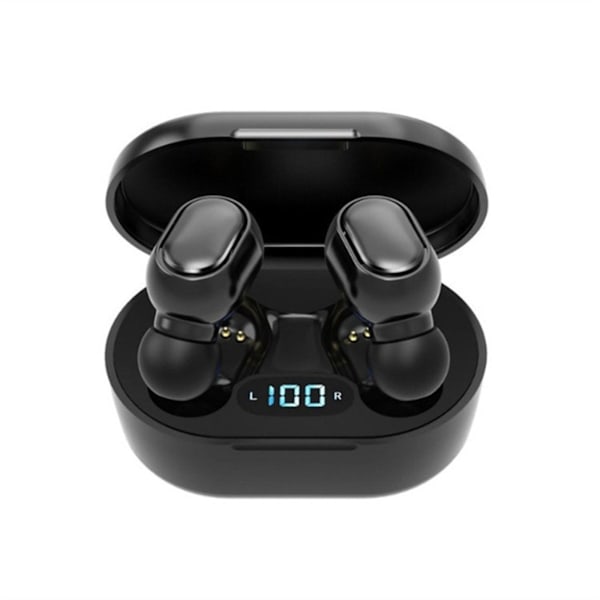 Bluetooth 5.0 Headset Trådløse Dobbel Hodetelefoner Stereo Øretelefoner Ørepropper