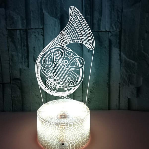 3D Lampe Illusion Natlys Dæmpbar 16 Farve Skift