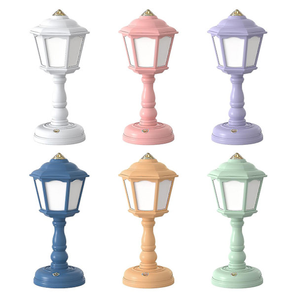 Himmennettävä retro pöytäyövalaisin USB-kaapelilla LED-lukuvalaisin Lataus Luova pieni yövalo（keltainen）