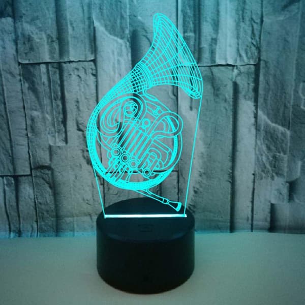 3D Lampe Illusion Natlys Dæmpbar 16 Farve Skift