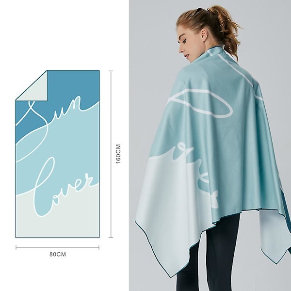 Strandhandduk 80x160 cm Badlakan Strandlakan