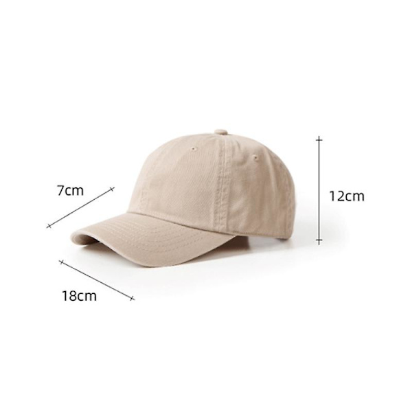 Baseball Cap Menn Justerbar Basecap Lufthull Solbeskyttelse Dame Baseball Cap Cap Unisex Hat（hvit）