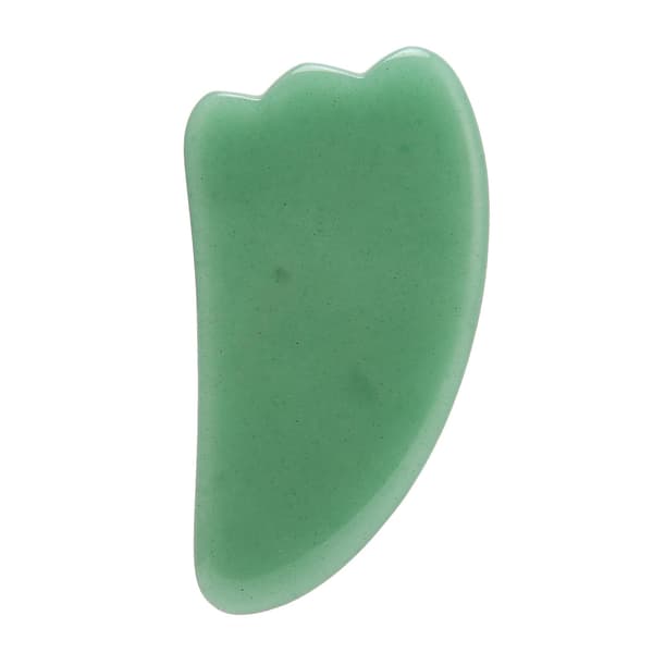 Naturlig Jade Stone Gua Sha-verktøy - SPA Akupunkturterapi Massasjebrett