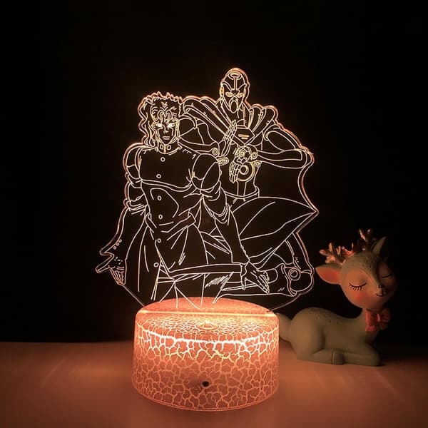 3D illusjonslampe Anime JoJo's Bizarre Adventure Ni