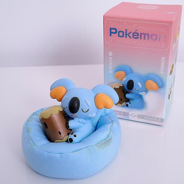 Pokmon Sleep Model Anime Figurine Samleobjekter Sød Bil Indvendig Kage Top Dekoration Til（Pikachu）