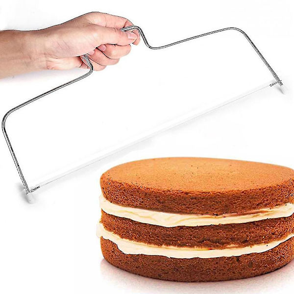 2 x Brödskivningsverktyg för bakning, enkel linje, kakdegsdelare