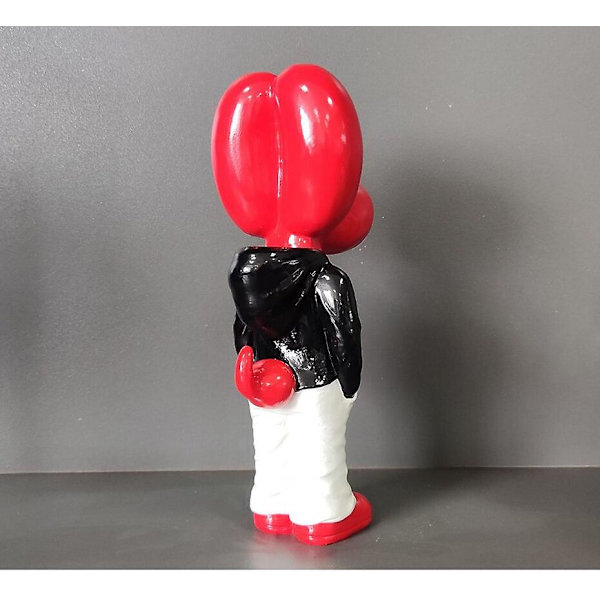 Nordisk Ballonhund Statue Jeff Junior STREET ART Skulptur（Rød）
