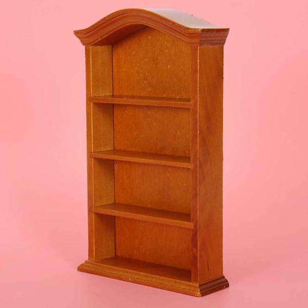 1:12 Dukkehus Miniature Møbler Træ Bogreol Bogreol Skab Hjem Indretning Samling