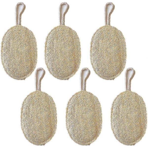 6-pack Exfolierande Ansikts- och Kroppsdukar, Mjuka Vävda Baddukar