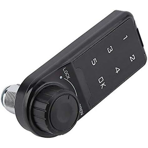 Elektronisk skabslåssæt, digital adgangskode-indtastning Touch Keypad-lås, nøglefri sikkerhedsskabskodet (L)